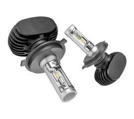 Светодиодные лампы LED для авто LEDZILLA S1 H4 25Вт 12В лампочки для автомобилей в фары птф лед , комплект 2шт S1 Pro-H4 