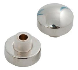 Сквозное крепление для зеркал ЕВРОПАРТНЕР d16, полусфера, никель, 2 шт. 16 0121 1 