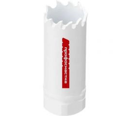 Коронка биметаллическая крупный зуб (22 мм, 38 мм, HSSE, М42) №009 Профоснастка 80101009 