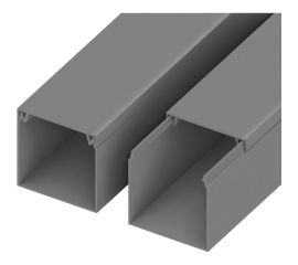 Кабель-канал AGIS ПВХ 40x40 мм Cерый 60.02.40.40.200 