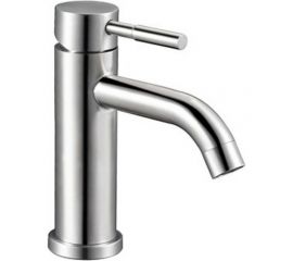 Смеситель для умывальника G-lauf с монолинтым изливом, нерж сталь ZAP1-B090 