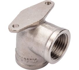 Никелированный угольник с креплением STOUT ВР 1/2 SFT-0039-000012 