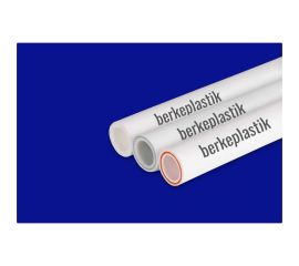 Труба PP-R Berke Plastik PN25 SDR 6 белая, армированная стекловолокном, d 25x4.2, 4 метра R2.4030.25.025 