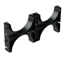 Двойной кластер-держатель расстояния для труб ПНД 110 мм ООО МеталлТоргСтрой Класт 110-2 