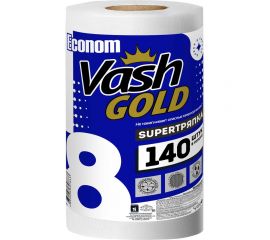 Супер тряпка для уборки VASH GOLD Econom 140 листов/рулон 307833 