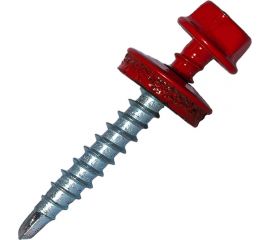 Самосверлящий винт HARDWEX ТМ HWX3-W-P6-4.8x19 мм, св. №2, RAL 3020, 250 шт. 5190000000522 