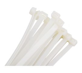 Кабельные стяжки Nord-Yada нейлоновые, 7.6х450 мм, белые, 100 шт. 902050 