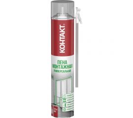 Пена монтажная бытовая универсальная КОНТАКТ 750 мл/850 гр 25164 