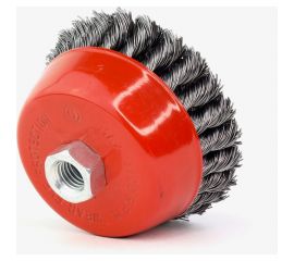 Щетка чашечная 9-102 100 мм, M14, ворс жгутовая сталь 0.50 мм для УШМ ОСБОРН FW-AST4 