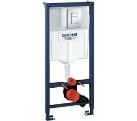 Инсталляция для подвесного унитаза GROHE Rapid SL в сборе, с накладной панелью Skate Cosmopolitan 38772001 