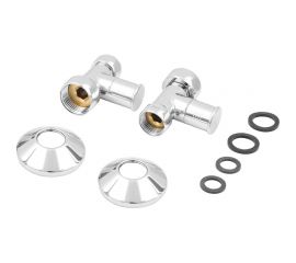 Прямой кран-вентиль SMT ручка колпачок, хром, 3/4х1 г/г, 2 шт 8830SCH0510/2C 