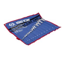 Набор комбинированных ключей в чехле из теторона (6-32 мм, 15 предметов) KING TONY 1215MRN02 