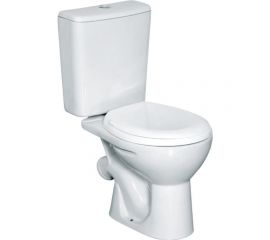 Унитаз-компакт Santeri Орион, косой выпуск, 1-режим, сиденье полипропиленовое, Воротынск 412327 
