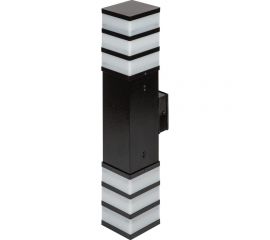 Садово-парковый светильник ЭРА ИНОКС-8431 настенный черный, Б0057532 