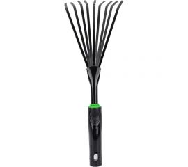 Стальные веерные мини-грабли для листьев, с пластиковой ручкой Gigant GVER-21 