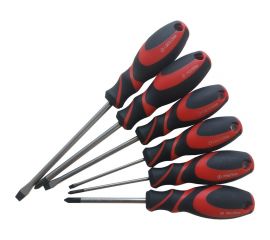 Набор отверток BIST с эргономичной двухкомпонентной ручкой, 6 шт.,Cr-V BWD619-6 