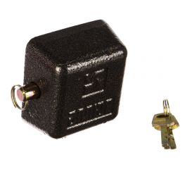 Навесной замок с закрытой дужкой 80 мм РОС 67093 