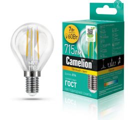 Светодиодная лампа Camelion LED7-G45-FL/830/E14 7Вт 220В 13456 