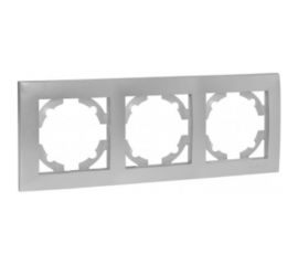 3-местная рамка EKF Валенсия, сталь EWM-G-303-30 