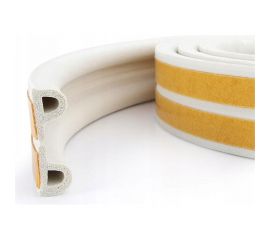 Самоклеящийся уплотнитель Sila P-профиль, 10 м, белый W10 SILAPW10 