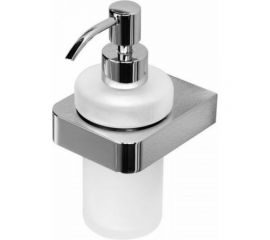 Дозатор для мыла с держателем Aquanet 5781-1 стекло, хром 00187076 