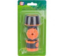 Коннектор 5003Е/SM-M5003 с вентилем (3/4""; мягкий пластик) SanTrade 2583 