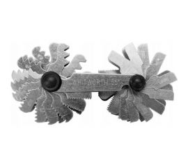 Резьбомер YATO метрический и Витворта 52 лезвия 4,0-62,0мм YT-29984 