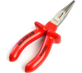 Диэлектрические длинногубцы STEKKER, 160мм, Cr-V, PLE2-160-S, 39777 