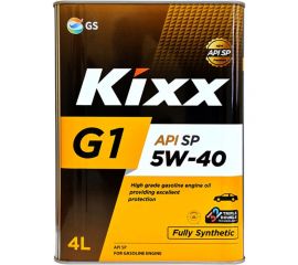 Синтетическое моторное масло KIXX G1 5W-40 API SP 4л L215444TE1 