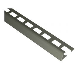 Профиль для плитки наружный DECONIKA 8 мм 2.5 м 005-G Серый глянец Д-Пл8-Н 005-G СЕР Г 