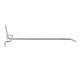 Одинарный крючок на перфорацию ООО ТД Ижпромсервис длина 250 мм, диаметр 5 мм, шаг 50 мм, 20 шт. НФ-00002443 