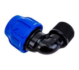 Отвод разъемный наружная резьба CN-TB ПНД 20x3/4" TEBO 017030703 