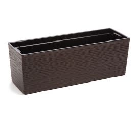 Цветник с вкладышем LAMELA Sp.z o. BEGONIA dluto 627 19х56х19.5 см, мокко 044944 