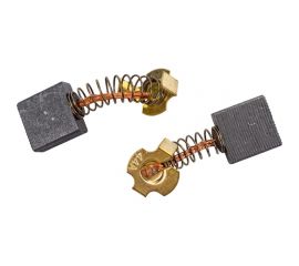 Комплект угольных щеток для электроинструмента Hitachi (пружина, пятак-уши), 7x17x17 мм, 2 шт COFRA SDH-34643 