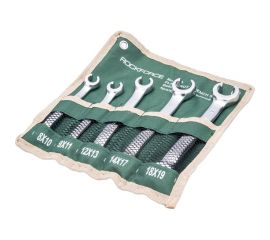 Набор разрезных ключей ROCKFORCE 5пр на полотне RF-5058 