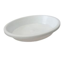 Цветной поддон ФлораПласт 20 белый 001041 