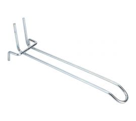 Одинарный крючок на перфорацию ООО ТД Ижпромсервис длина 200 мм, диаметр 4 мм, шаг 50 мм, 10 шт. НФ-00002438 