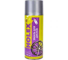 Эмаль для дисков HOLEX 1К серебристая, глянцевая, аэрозоль, 520 мл HAS-97517 