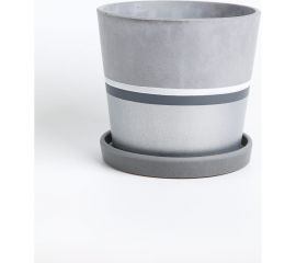 Горшок ООО КОМПОЗИТ Лувр серебро конус №3. КБ-К3-164-31 