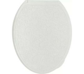 Сиденье для унитаза Росспласт "Универсал Декор" Ажур белое 529574 