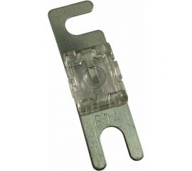 Предохранитель Nord-Yada ABF-404 ленточный, с изолятором 80A 42,2x16,2 мм., d 5,6 мм., 2 шт. в упаковке 904905 