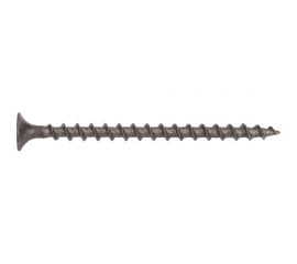 Саморез Качественный Крепеж 3,5х55 потай, крупная резьба, оксид 130 шт 0300371 КЧ 