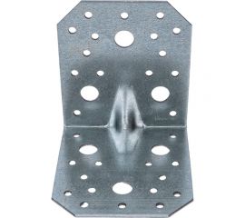 Крепежный усиленный уголок STARFIX 90х100х100 мм, белый цинк SMP-79585-1 