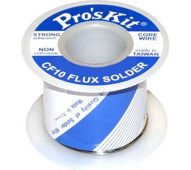 Припой PK-63B10A 1 мм, 0.1 кг, Sn63/Pb37, СF10 флюс RA ProsKit С00040208 