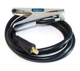 Комплект кабеля заземления 5 метров, КГ 1х16, вилка 10-25 ЭНАРГИТ КЗ116-5-1025 