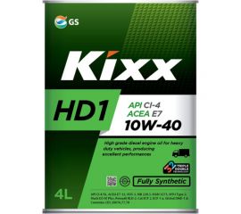 Моторное масло KIXX HD1 10W40, синтетическое, 4 л L206144TE1 