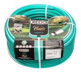 Поливочный армированный шланг REDO Premium Mint пятислойный, 1/2"", 50 м 611250 