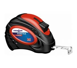 Рулетка Управдом ""RUBBER"" 3 м, 16 мм, с магнитным крючком 183421-03-16 4100002121 