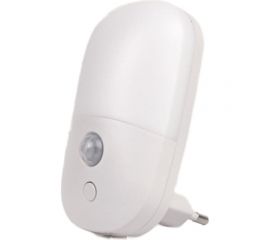 Светодиодный ночник ROCKETSOCKET с датчиком движения овальный, Вкл/Выкл/Авто, 3 режима яркости, теплый белый свет, 0.5Вт, Белый RS-791A 