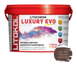 Затирочная смесь LITOKOL LITOCHROM LUXURY EVO LLE 245 горький шоколад 2 кг 500470002 